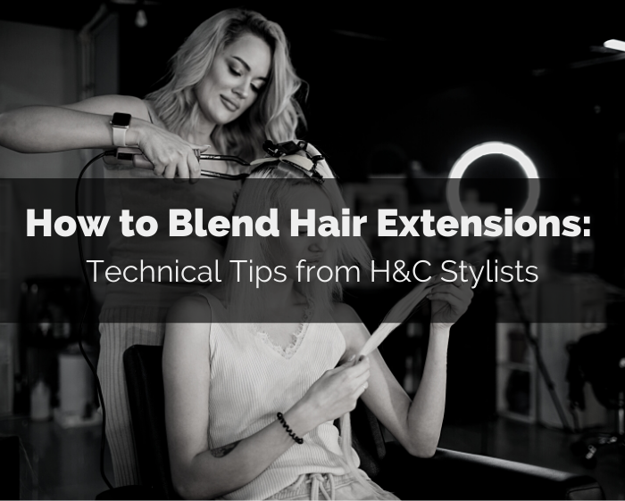 How to Blend Extensions with Short Blunt Hair